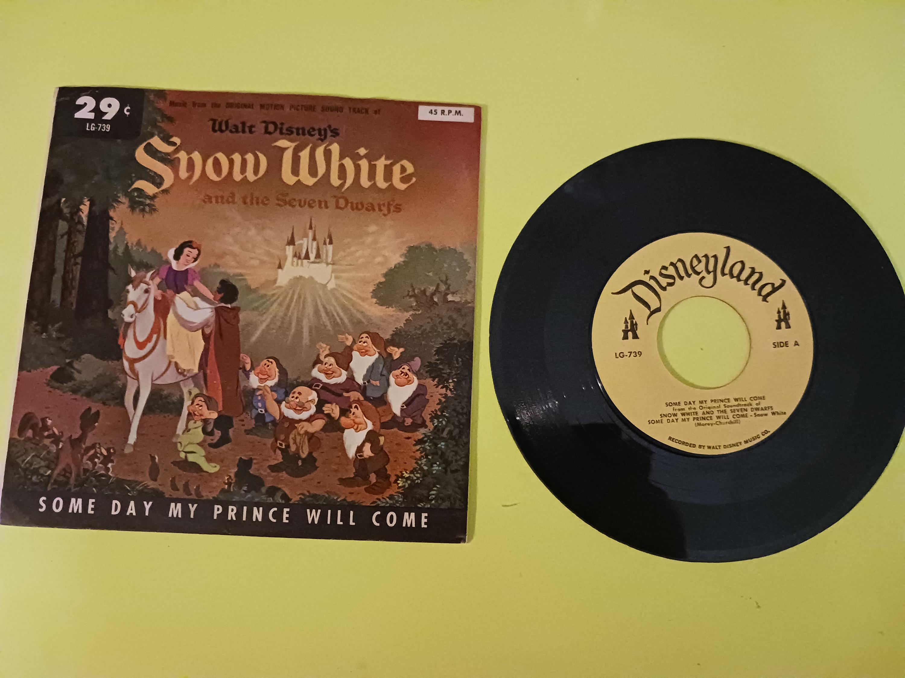 ウォルト・ディズニー・レコード - 白雪姫 - 1961 - Etsy 日本