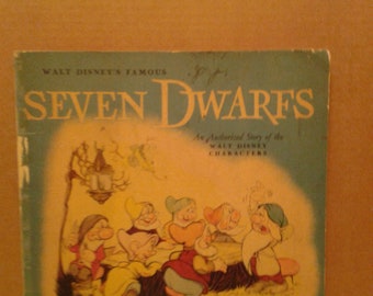 Walt Disney - FAMOUS SEVEN DWARFS - 1938