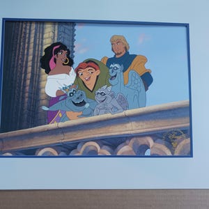 HUNCHBACK van de NOTRE DAME-lithografie