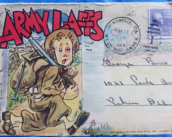 陸軍ラフスポストカード - 1943