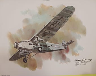 WINGS OF TEXACO, Texaco Airplane, Texaco's First Plane, 1927 Ford