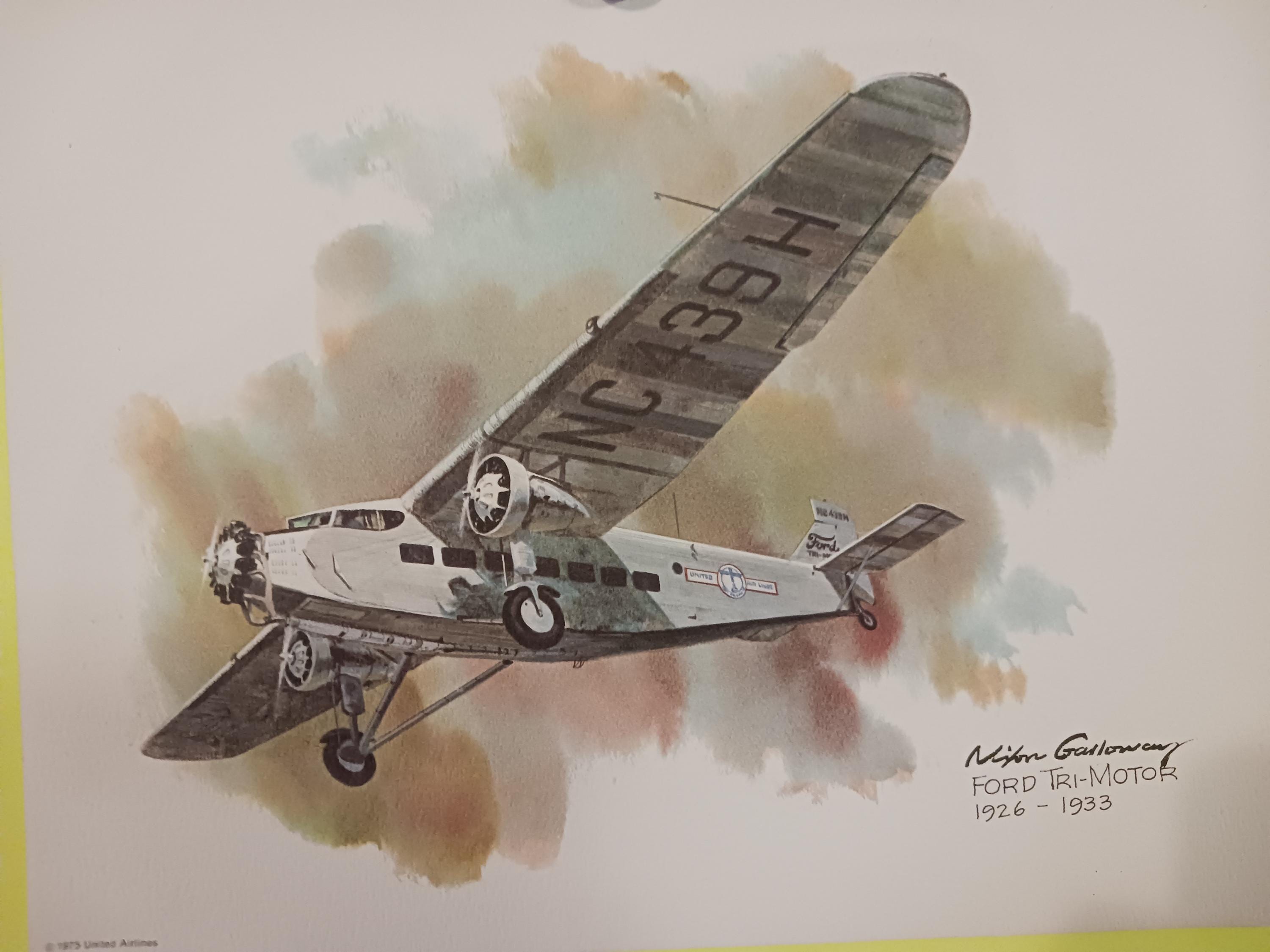 Aviation Print - FORD TRI - MOTOR - Etsy