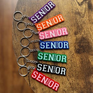 Class of 2025/26 Senior Keychains (Bulk + Custom Colors Available)