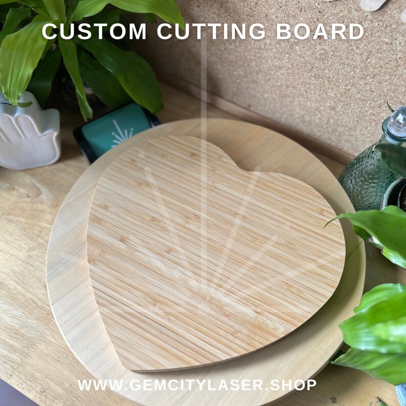 Custom Heart-shaped Cutting Board for Valentines Day, Gift, Charcuterie, Wedding, Date Night image 2