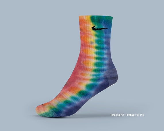 etsy nike tie dye socks