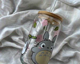 Totoro Glass Can