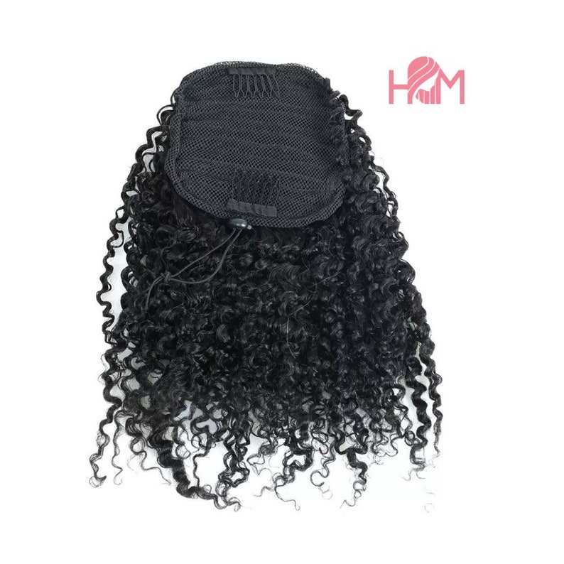 Kinky Curly Ponytail 3A/3B/3C image 1