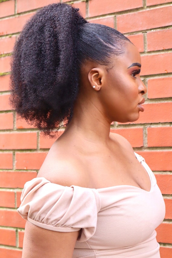 Kinky Curly Ponytail 4A/4B/4C - Etsy Australia Kinky Curly Ponytail 4A/4B/4C - Etsy Australia