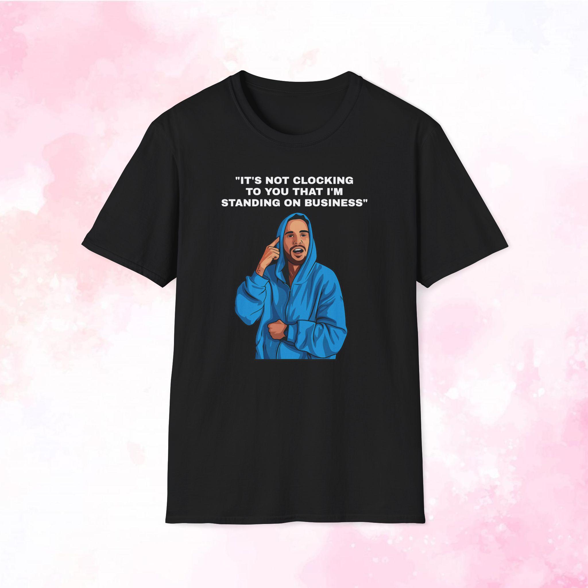 Justin Bieber Meme T-Shirt: It's Not Clocking - Unisex Humor Tee
