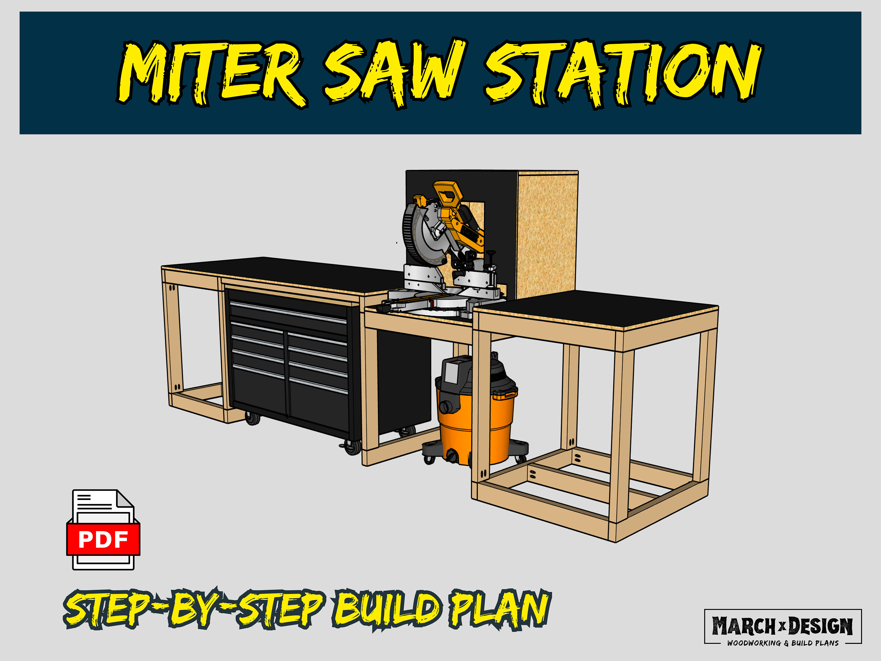 Ultimate Miter Saw Station PLAN safes israel .il