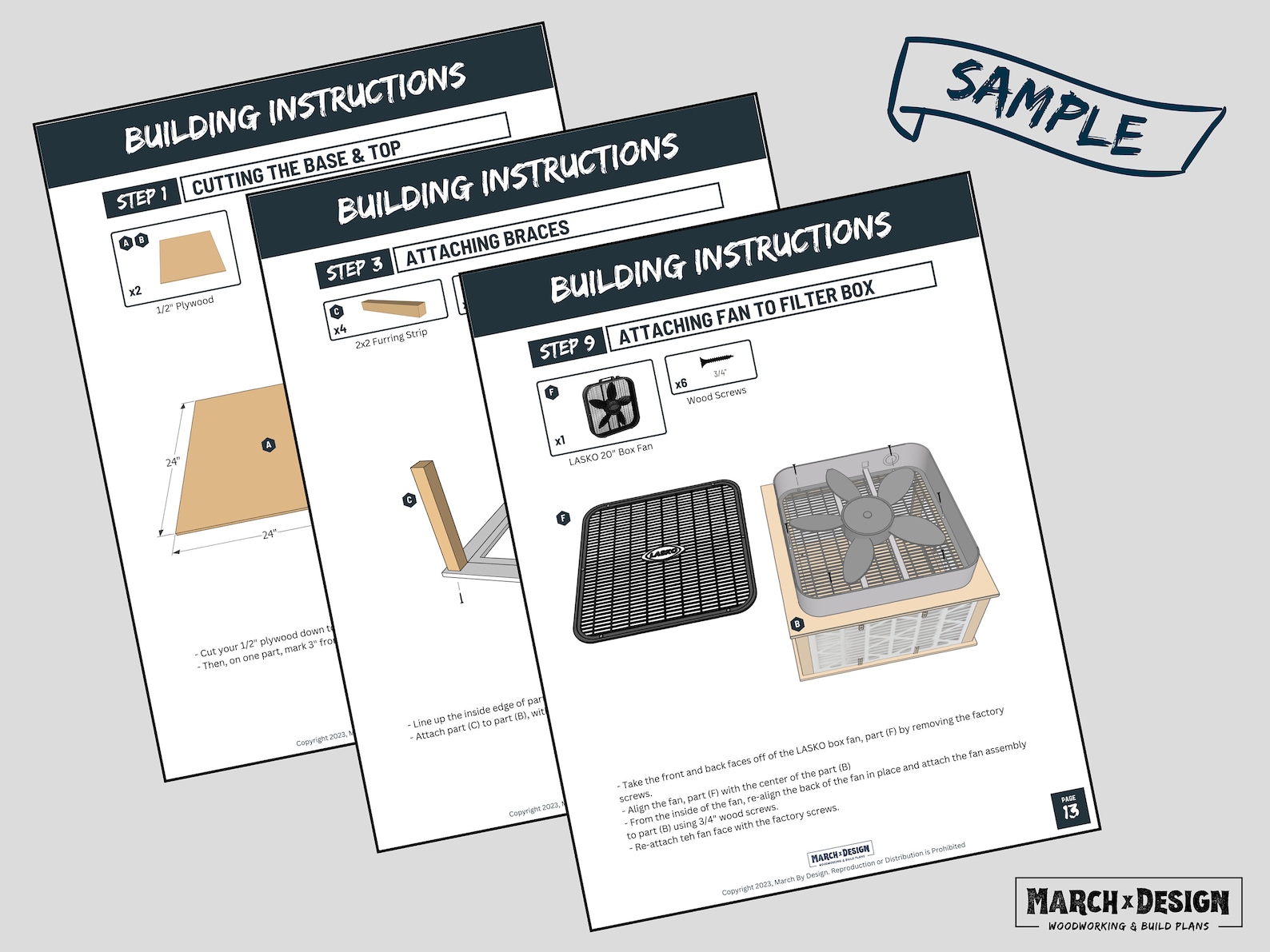 Box Fan Air Filter Plans | DIY Workshop Air Purifier | Garage Dust ...
