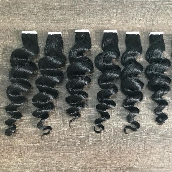Tape in Human Hair Extensions Etsy