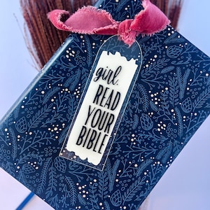 Bible Bookmark, Bible Gift, Girl Bible Bookmark