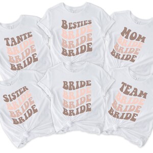 Personalized JGA Shirts for Hen Party, Team Bride Shirt & Crew Shirts, Bride Gift, Bridesmaid Maid of Honor Gifts