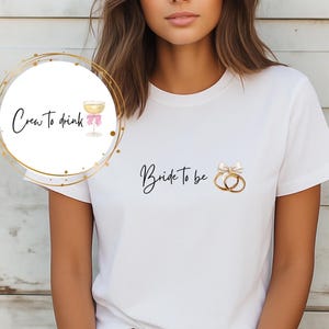 JGA women&#39;s shirt, personalizable bride shirt, team bride shirt, T-shirts for hen party mom, JGA party shirt · Shirt women