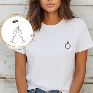 JGA women&#39;s shirt, bride shirt, team bride shirt, T-shirts for hen party maid of honor, JGA party shirt · shirt ladies girls mom