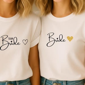 JGA Women&#39;s Shirt, Personalizable Bride Shirt, Team Bride Flower T-Shirt, T-Shirts for Hen Party, JGA Party Shirt