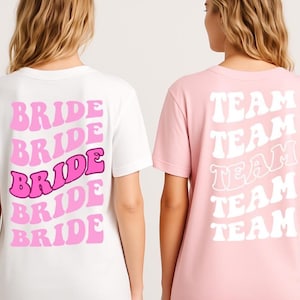 JGA T-shirt, hen party shirts, team bride, bride T-shirt, Berlin T-shirt, bride shirt, JGA women, group T-shirt, backprint