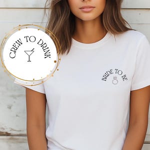 JGA women&#39;s shirt, personalizable bride shirt, team bride shirt, T-shirts for hen party mom, JGA party shirt · Shirt women