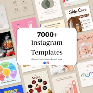 7000+ Instagram Templates, Instagram Story Template, Instagram Post Templates Canva, Instagram Content, Post, Quotes, Stories Templates