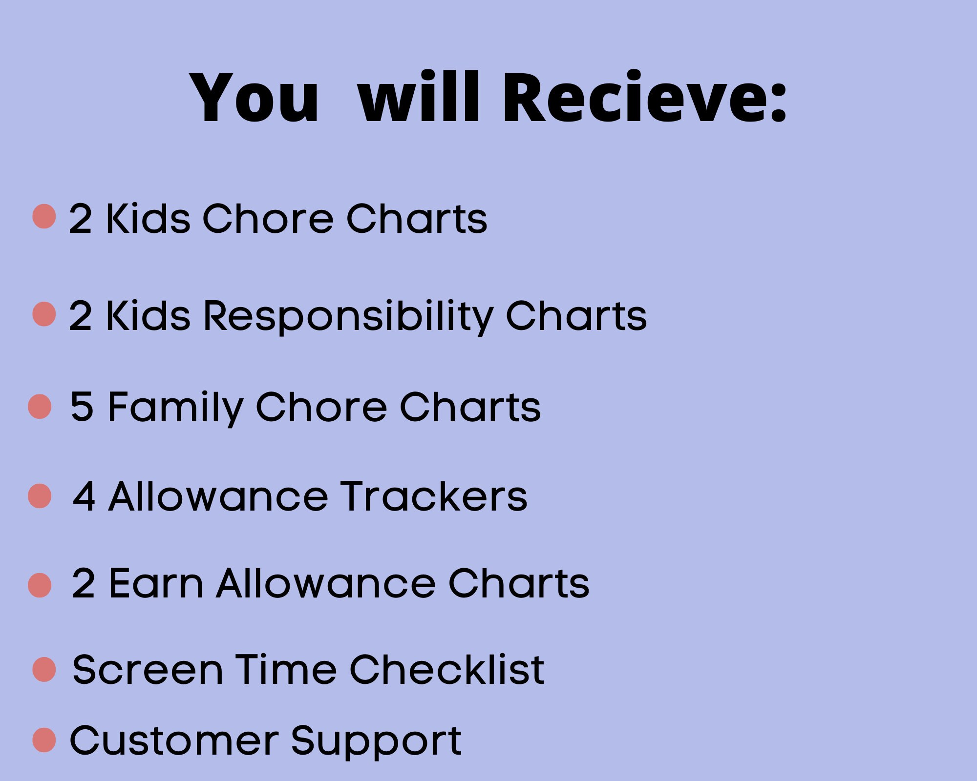 Family Chore Chart,how to Earn Money Chore Chart,responsibility Chart