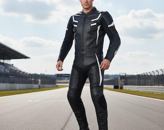 Custom Racing Leather Motorbike Suit for Adults Breathable Windproof Quick Dry Motorcycle Clothing