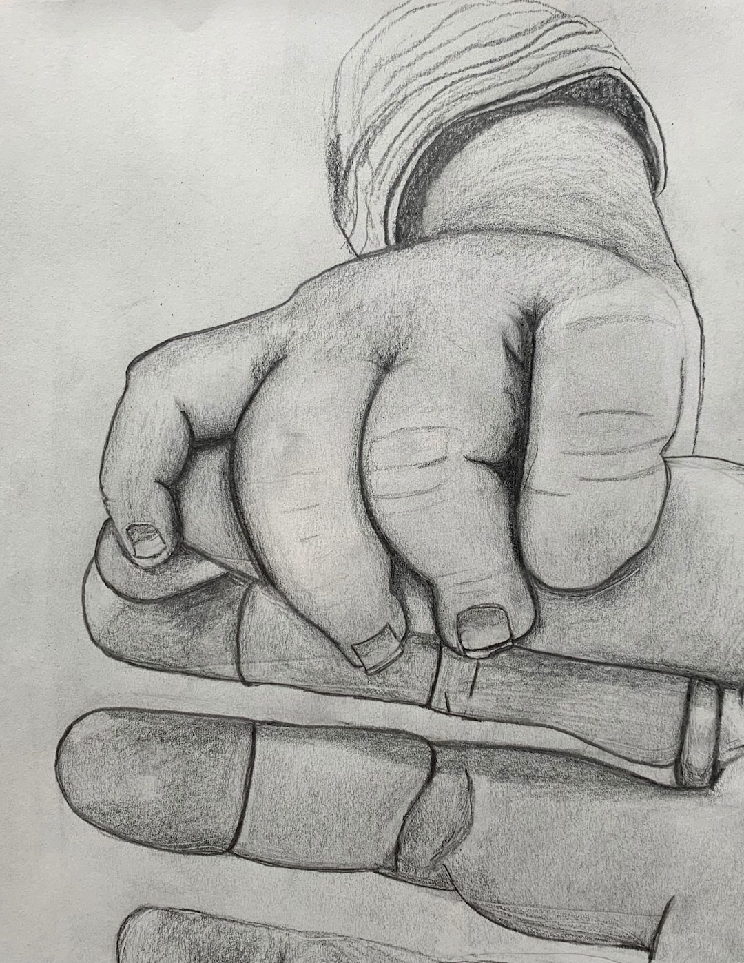 Drawing, Baby, Mom, Baby Holding Hand, Hand Holding, Love, Parent ...