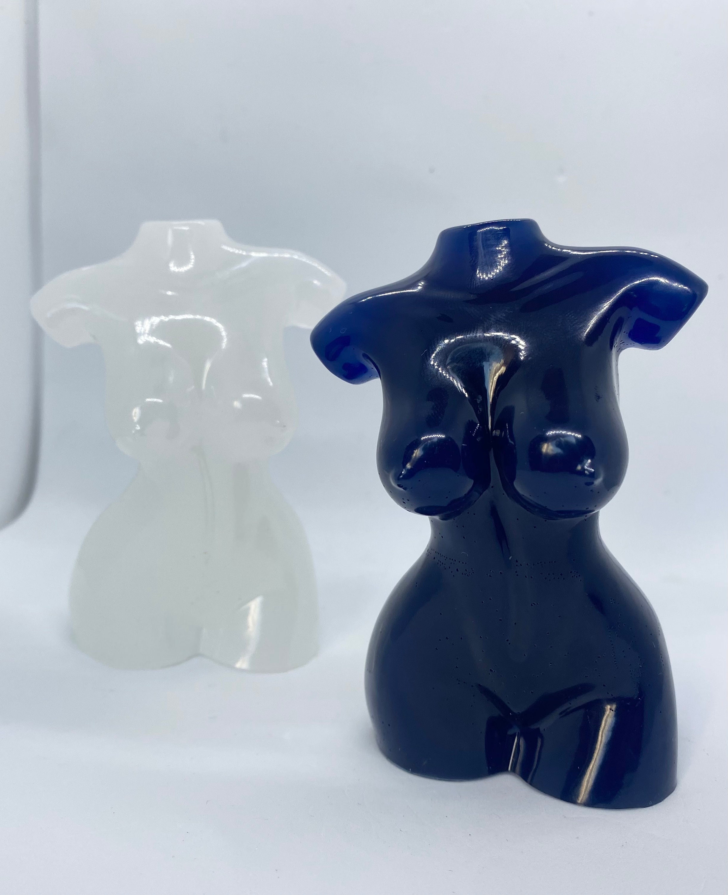 Female body figurine epoxy resin Etsy