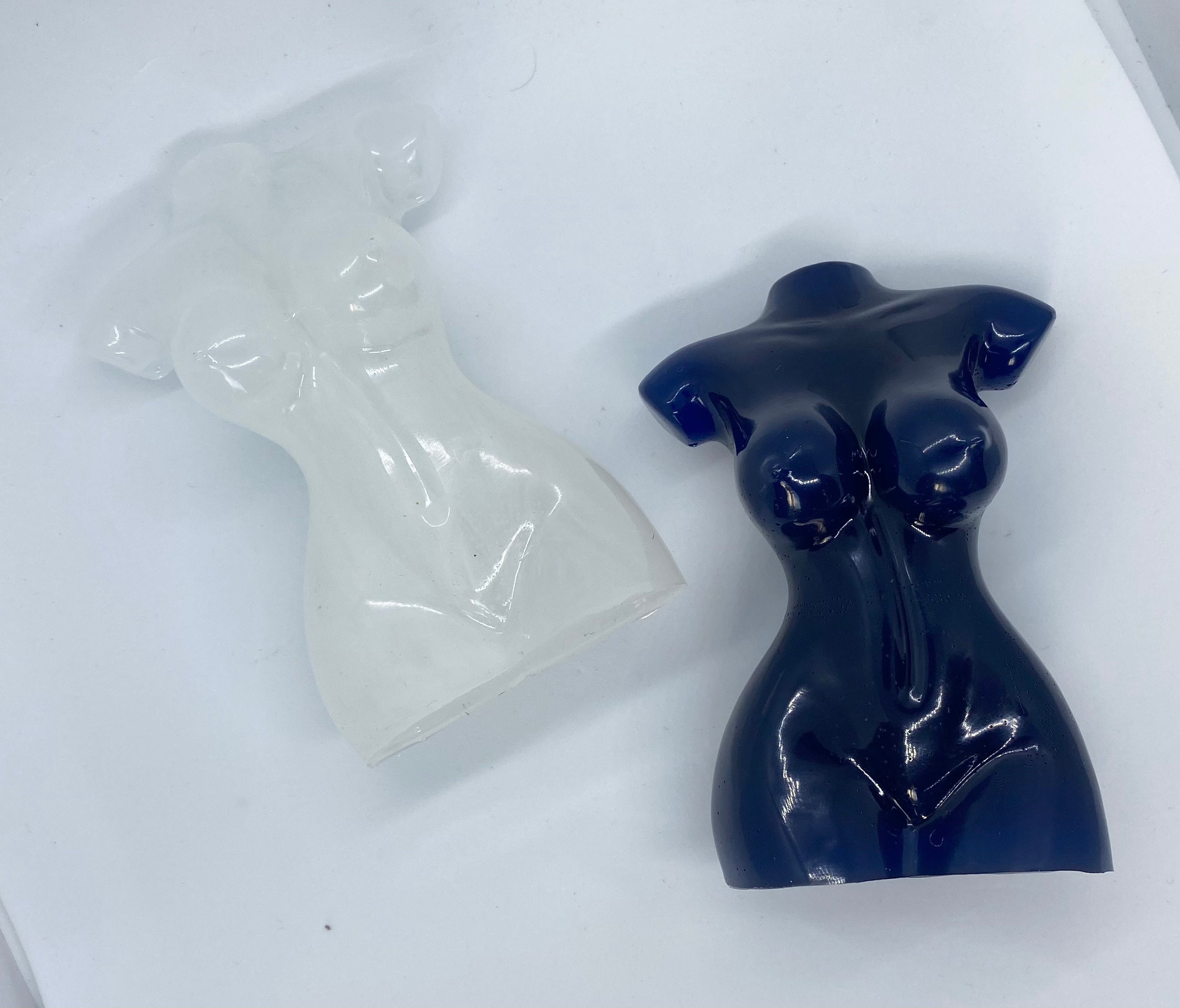 Female body figurine epoxy resin Etsy