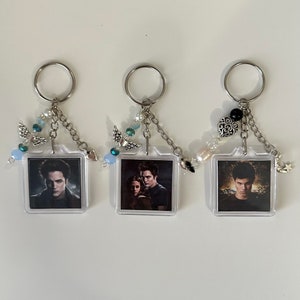 Twilight Handmade Keychain | For purse, bag, digital camera | Bella Swan, Jacob Black, Edward Cullen