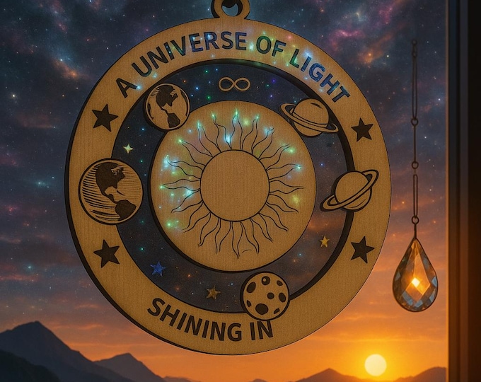 5 3/4 inch Handmade Suncatcher Hanger