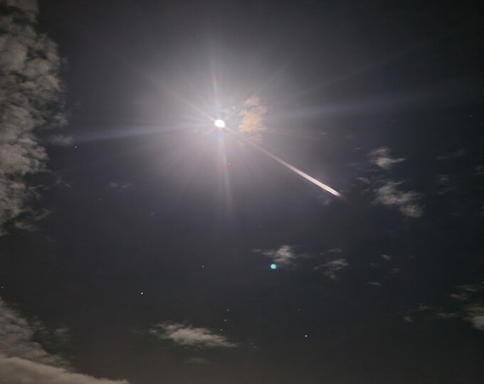 Photo Of the Moon Taken in SE Nebraska Digital Download