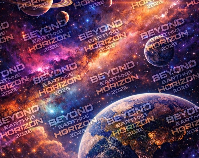 Journey Through Space" – Colorful Galaxy Digital Print