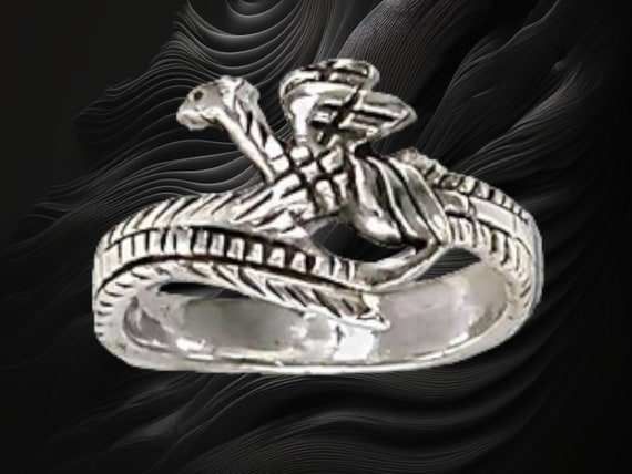 Dragon Wrap Ring Sterling Silver Sizes 6,7,8,9