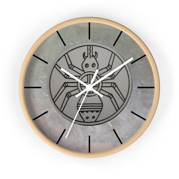 Wall clock DRUM ,MOTHER SPIDER