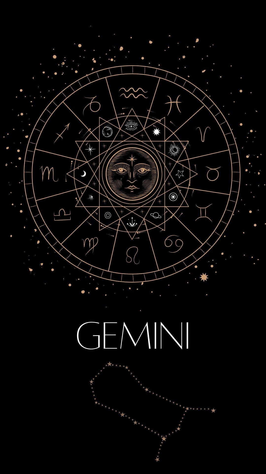 Buy Gemini Mobile Wallpaper Online in India  Etsy