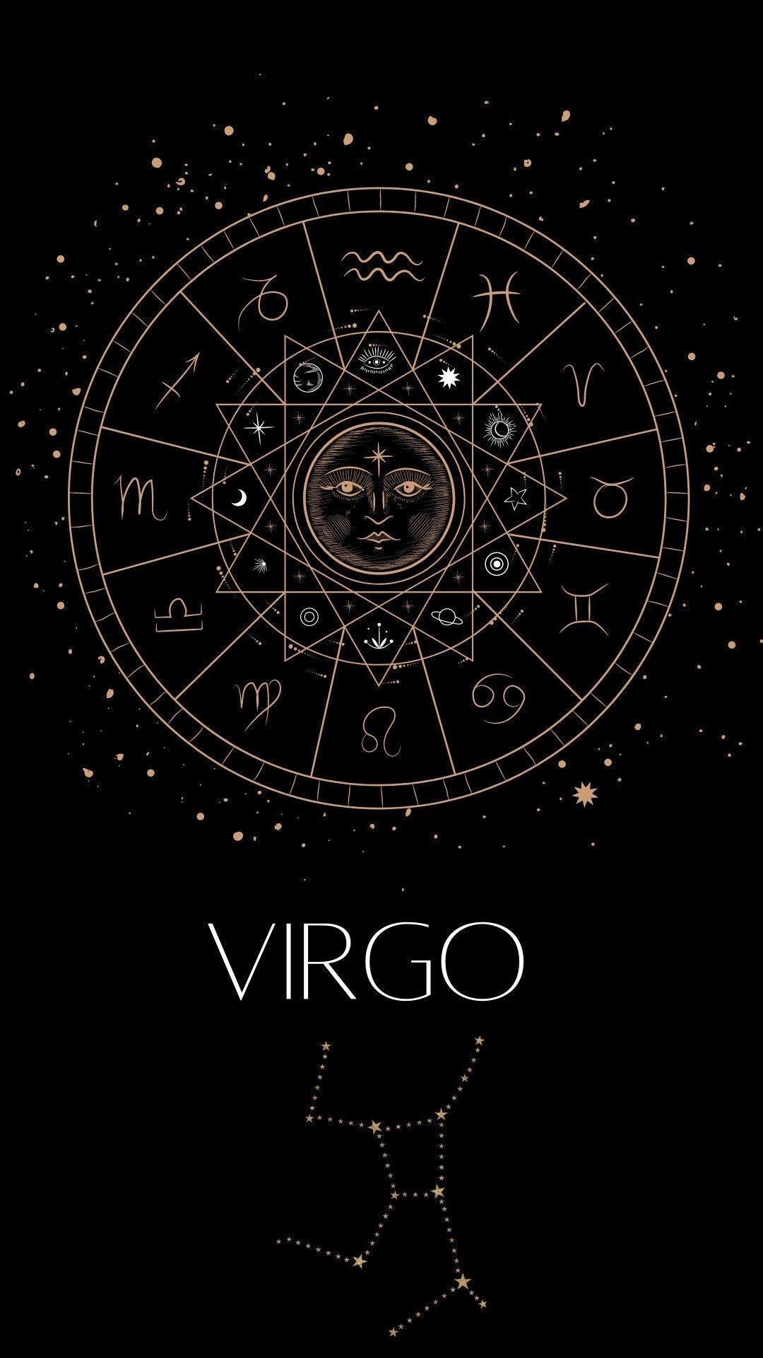 Virgo astrology aesthetic wallpaper  Virgo art Astrology virgo Zodiac art