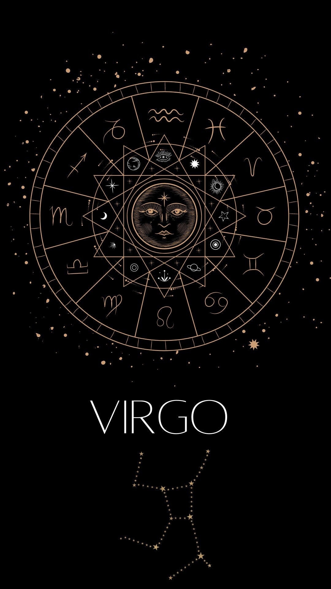 Virgo Mobile Wallpaper - Etsy