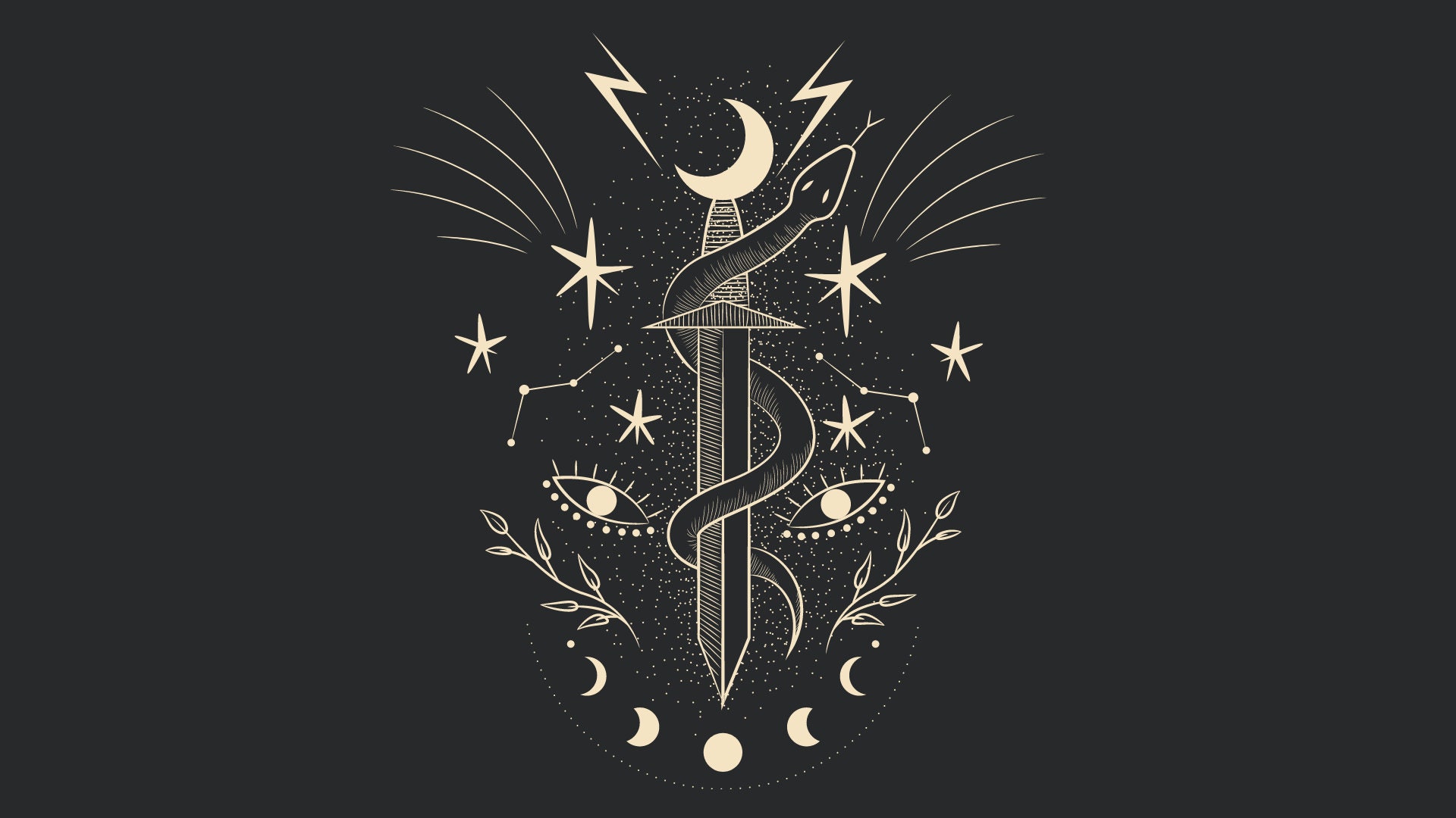 Desktop Wallpaper Clean Esoteric Design PNG Digital File - Etsy