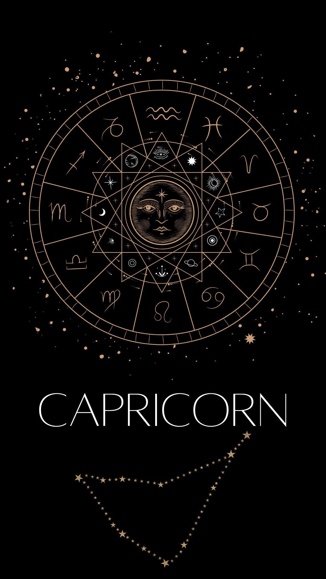Capricorn Mobile Wallpaper - Etsy UK Capricorn Mobile Wallpaper - Etsy UK