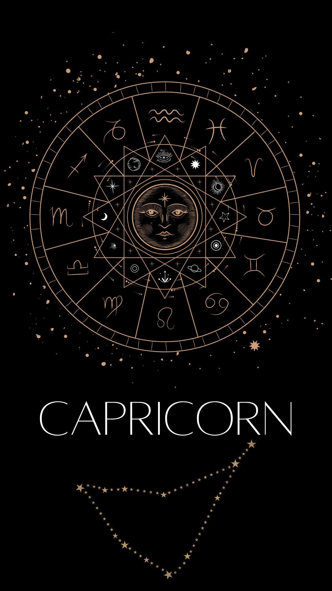 Wallpapers  Capricorn art Capricorn aesthetic Zodiac capricorn