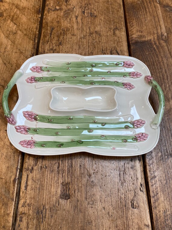 Fitz and Floyd Asparagus Hors D'oeuvre Server - Japan - Etsy
