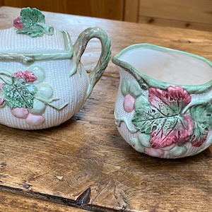Fitz and Floyd Sugar and Cream jug