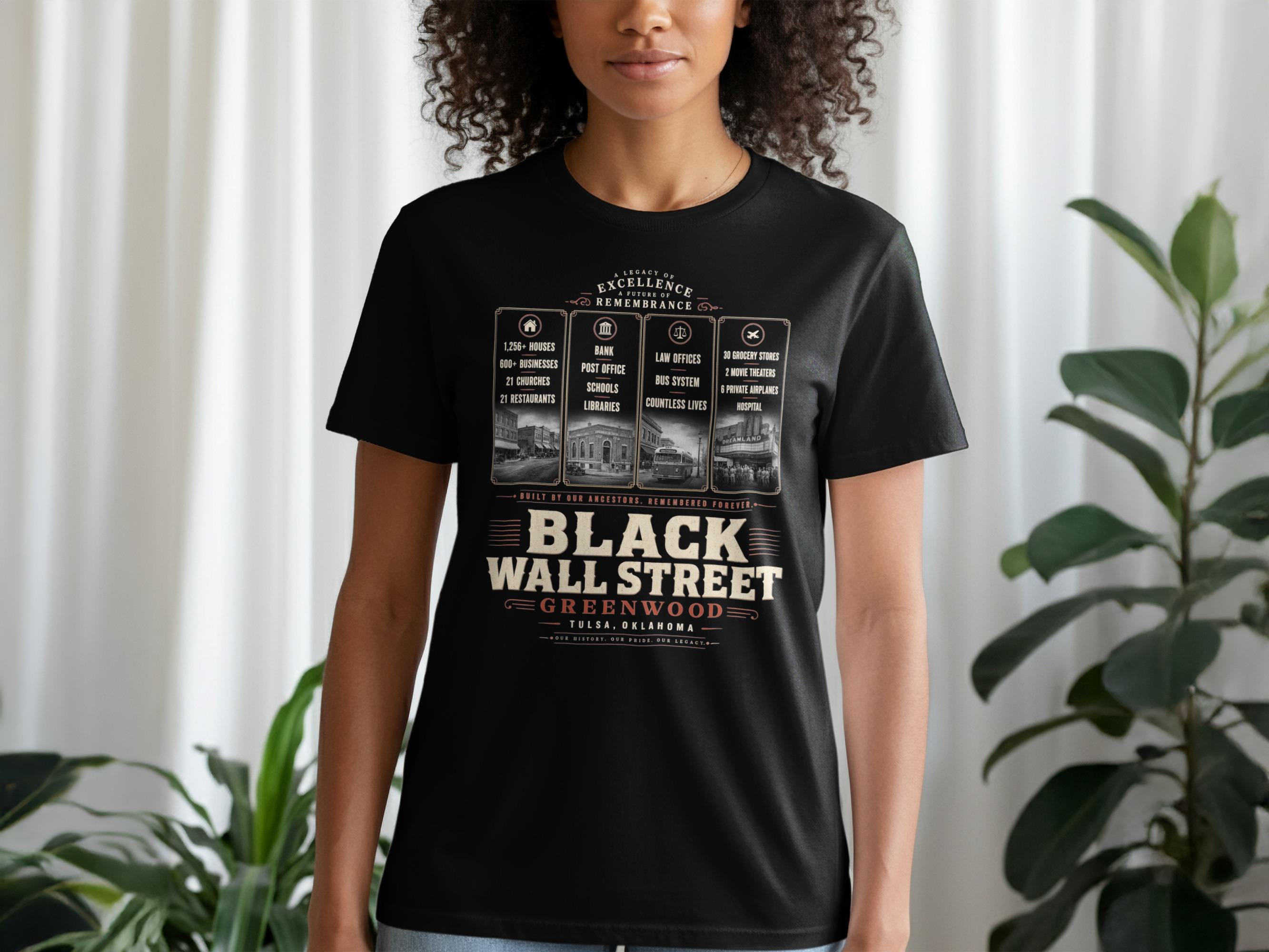Black Wall Street Shirt, Greenwood Tulsa Oklahoma History T-shirt, African American Heritage Hoodie, Juneteenth Sweatshirt, Black History