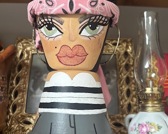 Chola Flower Pot - Pink