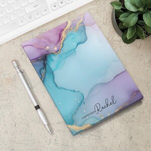 Bloc de notas Post-it® personalizado, bloc de notas personalizado, bloc de notas adhesivo estético con nombre, lista de tareas elegante, regalo para compañeros de trabajo y profesores.