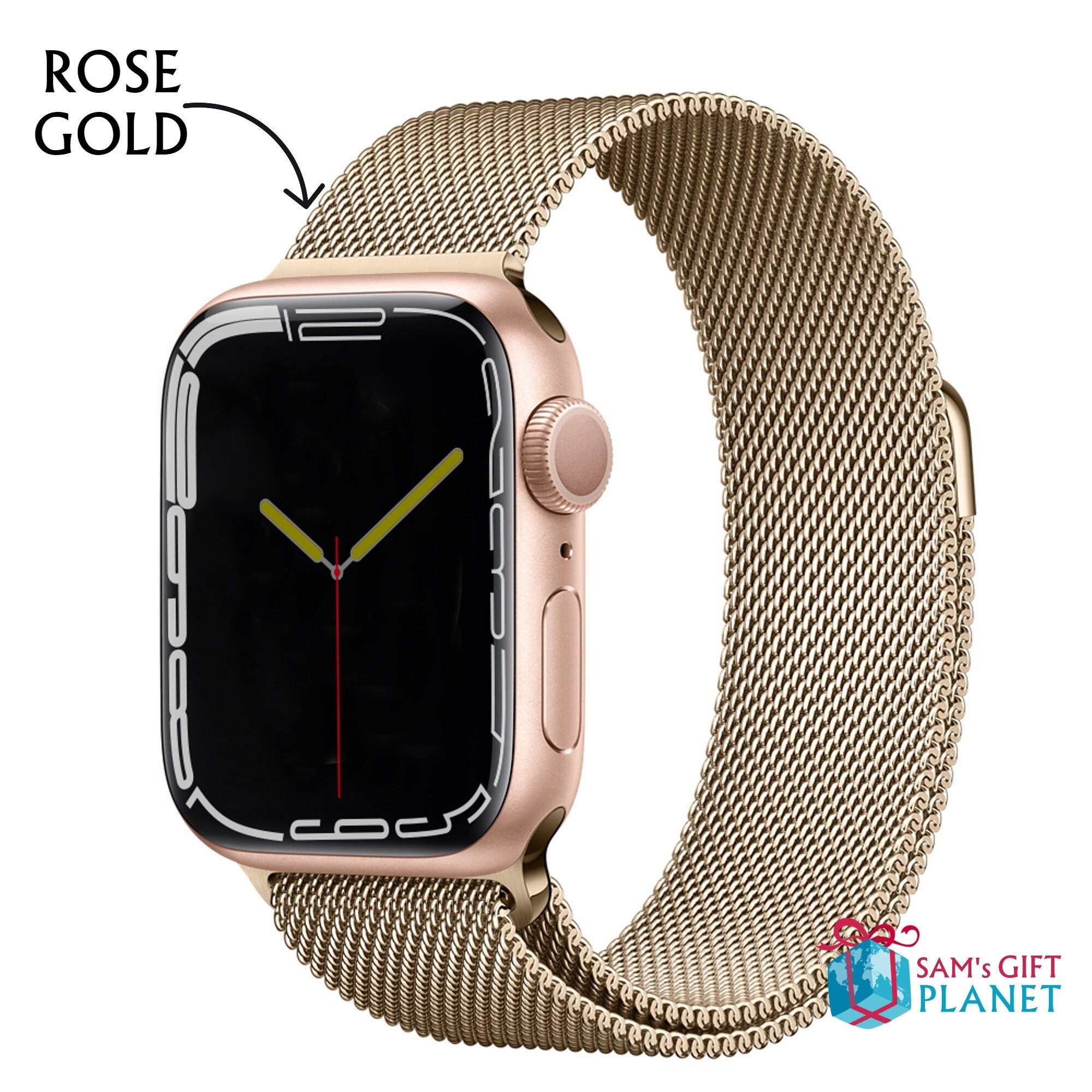 Apple watch 4 gold milanese band sale