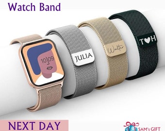 Apple Compatible Watch Band, Apple Watch Strap 40mm, Apple Watch Band 44mm, Personalized Iwatch Band, Milanese Apple Watch Band
