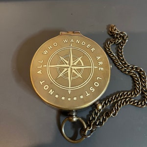 Brass Compass Christmas Gifts For Him Personalized Anniversary Gifts For Men Engraved Compass Birthday Gift For Dad Groomsmen Gift For Him