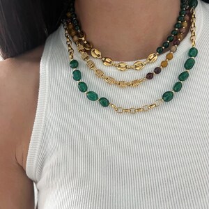 Colored Beaded Necklace